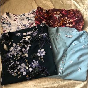 Lot of Croft & Barrow blouses - size X-Large
